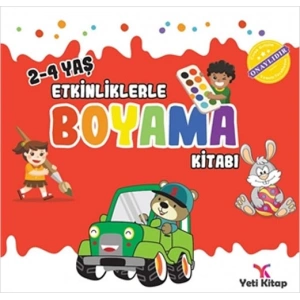 2-4 Yaş Etkinliklerle Boyama Kitabı 1