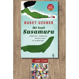 İki Yeşil Su Susamuru (Midi Boy) / Buket Uzuner + Sanat Kitabı