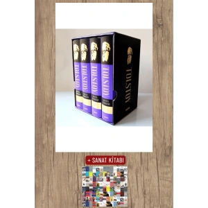 Savaş ve Barış 1-2-3-4 (Ciltli) / Lev Nikolayeviç Tolstoy + Sanat Kitabı