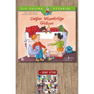 Sanat Kitabı + İlk Okuma Kitabım - Çağlar Misafirliğe Gidiyor / Christian Tielmann