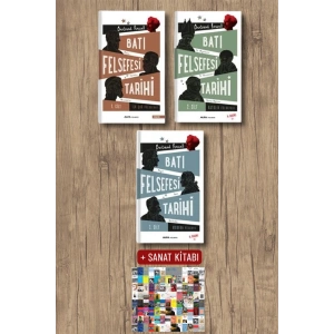 Batı Felsefesi Tarihi (3 Kitap Takım) / Bertrand Russell + Sanat Kitabı