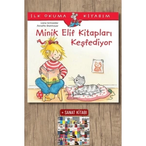 Sanat Kitabı + İlk Okuma Kitabım - Minik Elif Kitapları Keşfediyor / Liane Schneider