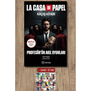 Sanat Kitabı + La Casa de Papel Kaçış Kitabı - Profesörün Akıl Oyunları (Ciltli) / Ivan Tapia