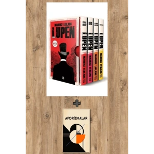Arsen Lüpen Kutulu Kırmızı Set - 4 Kitap Takım