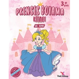 3+ Yaş Prenses Boyama Kitabı