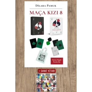 Maça Kızı 8 - 1. Kitap (Karton Kapak - Kutulu Set) / Dilara Pamuk + Sanat Kitabı