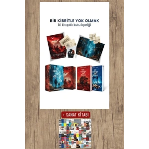 Sanat Kitabı + Bir Kibritle Yok Olmak İki Kitap Set (Hediyeli Özel Kutu - Ciltli) / Özge Naz