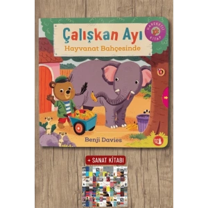 Çalışkan Ayı - Hayvanat Bahçesinde (Ciltli - Hareketli Kitap)