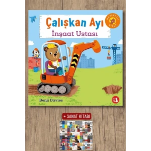 Çalışkan Ayı - İnşaat Ustası  (Ciltli - Hareketli Kitap)