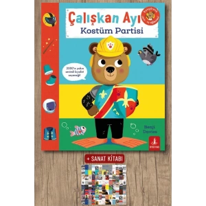 Çalışkan Ayı - Kostüm Partisi (Ciltli - Hareketli Kitap)