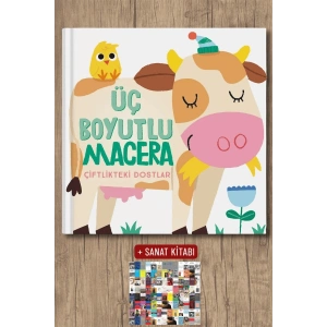 Üç Boyutlu Macera - Çiftlikteki Dostlar (Ciltli)