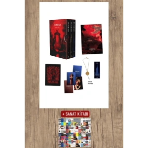 Sanat Kitabı + İnferno Serisi 1-2-3 (Ciltli - Kolyeli Üç Kitaplık Kutu Set) / Asena Nişikli
