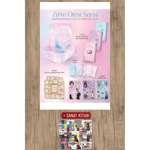 Sanat Kitabı + Zirve Ötesi Serisi Yan Boyamalı Set - 3 Kitap (Ciltli - Kutulu) / Adora Yağmur