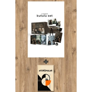 Gümüş Yürek Serisi - Üç Kitaplık Hediyeli Yan Boyamalı Kutu (Ciltli)