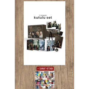 Sanat Kitabı + Gümüş Yürek Serisi - Üç Kitaplık Hediyeli Yan Boyamalı Kutu (Ciltli) / D.N. Archeron