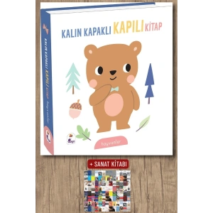Sanat Kitabı + Kalın Kapaklı Kapılı Kitap - Hayvanlar (Ciltli) / Kolektif