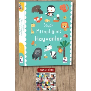 Sanat Kitabı + Büyük Kitaplığım - Hayvanlar / Dawn Machell