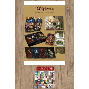 Sanat Kitabı + Wisteria Serisi 4 Kitap (Hediyeli Kutu - Ciltli) / Adora Yağmur