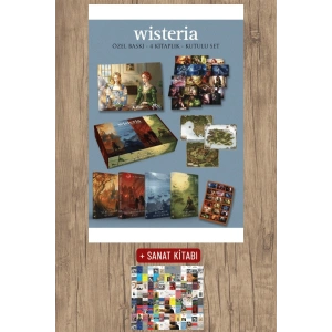 Sanat Kitabı + Wisteria Serisi Özel Kapak 4 Kitap (Hediyeli Kutu) / Adora Yağmur