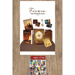 Sanat Kitabı + Firuze 1: Kehribar Ateşi (Tek Kitaplık Kutu - Ciltli) / Mehsa