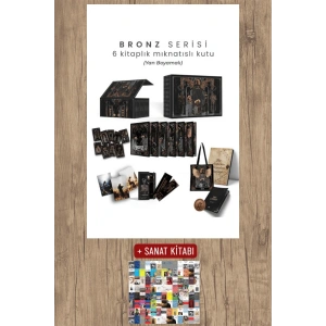 Sanat Kitabı + Bronz Serisi 6 Kitaplık Mıknatıslı Kutu (Yan Boyamalı - Ciltli) / Özge Naz