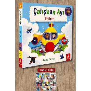 Çalışkan Ayı - Pilot (Ciltli - Hareketli Kitap)