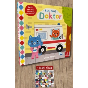 Kedi Suki - Doktor (Ciltli - Hareketli Kitap)