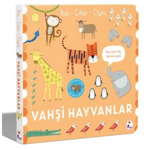 Bas - Çıkar - Oyna Vahşi Hayvanlar (Ciltli)