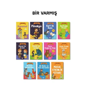Bir Varmış Seti (10 Kitap + 1 Aktivite Takım)