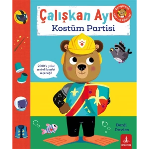 Çalışkan Ayı - Kostüm Partisi (Ciltli - Hareketli Kitap)