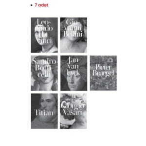 İkonik Tablolar Kartpostal Seti 7li
