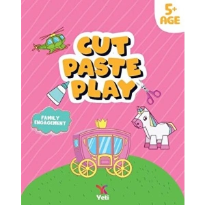 İngilizce Kes Yapıştır Oyna Kitabı 1 (Pembe)