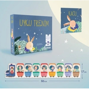 Kagu - Uyku Trenim 18 Parça Puzzle ve Kitap