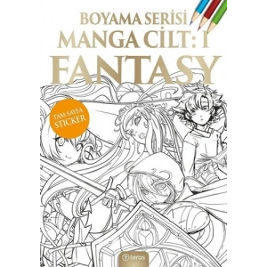 Manga Boyama Cilt 1 - Fantasy