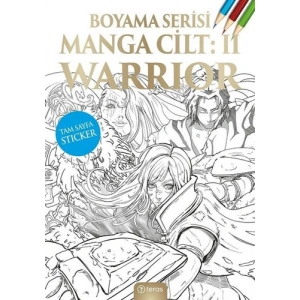 Manga Boyama Cilt 2 - Warrior