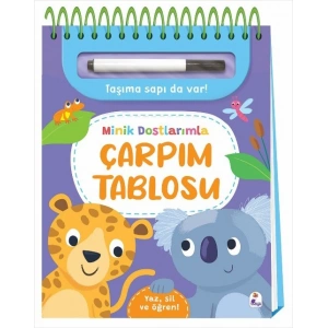 Minik Dostlarımla Çarpım Tablosu (Ciltli)