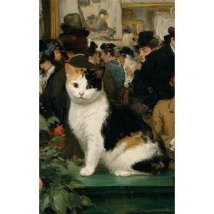 Nesin Defter Çizgili - Manet Tarzında