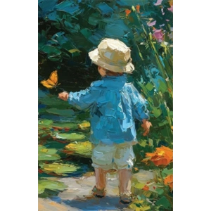 Nesin Defter Çizgili - Monet Tarzında