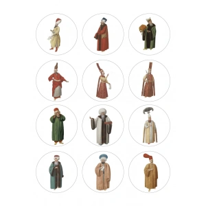 Osmanlılar Sticker Seti - 12’li