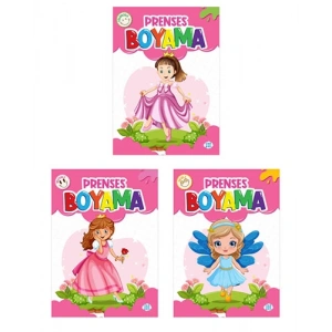 Prenses Boyama Seti (3 Kitap Takım)