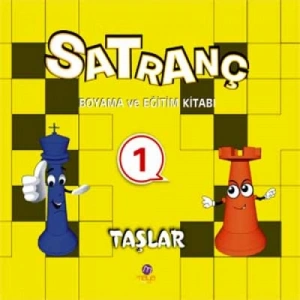 SATRANÇ BOYAMA KİTABI 1 TAŞLAR