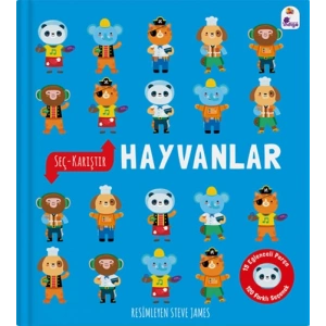 Seç Karıştır - Hayvanlar (Ciltli)