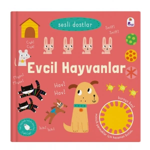 Sesli Dostlar - Evcil Hayvanlar (Sesli Kitap - Ciltli)