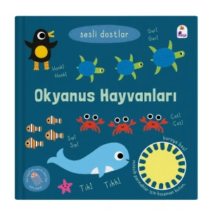 Sesli Dostlar - Okyanus Hayvanları (Sesli Kitap - Ciltli)
