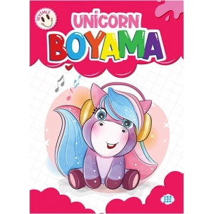 Sevimli Unicorn Boyama