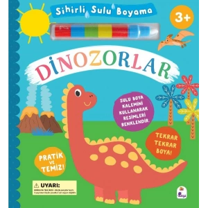 Sihirli Sulu Boyama - Dinozorlar (Ciltli)