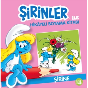 Şirinler ile Hikâyeli Boyama Kitabı - Şirine