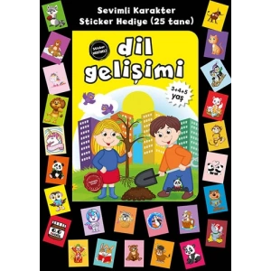Stickerlı 3+4+5 Yaş Dil Gelişimi