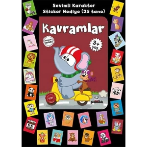 Stickerlı 3+ Yaş Kavramlar