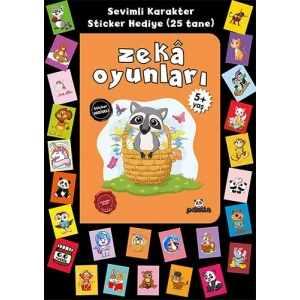 Stickerlı 5+ Yaş Zeka Oyunları